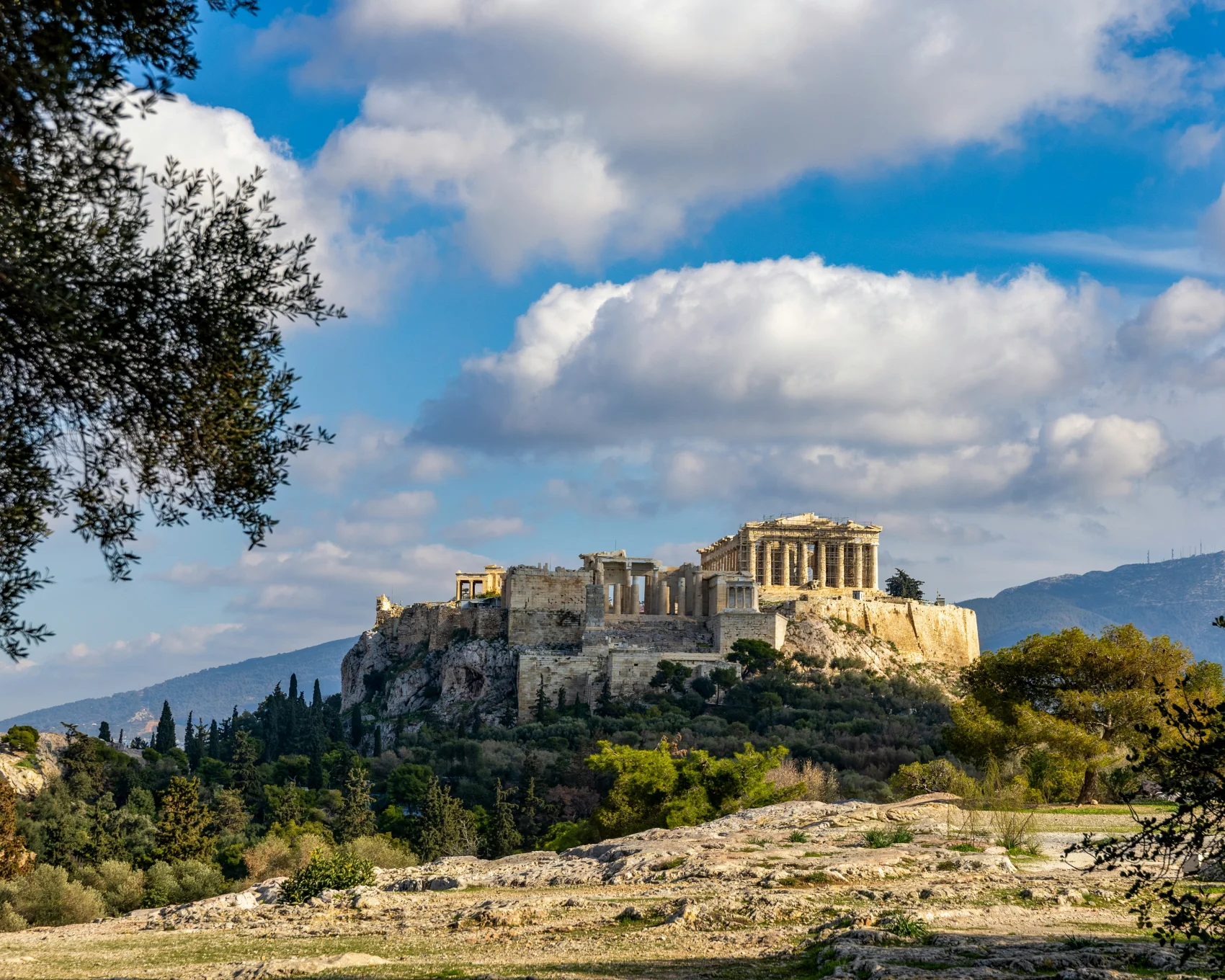 The Parthenon and Acropolis in Athens representing foundational principles