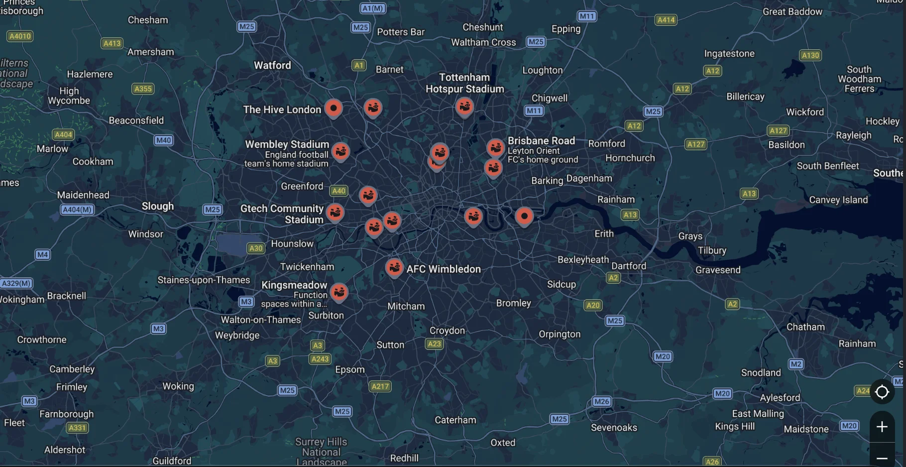 Google Maps local-pack ranking results